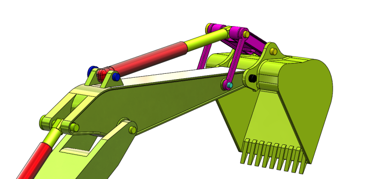 单斗液压挖掘机工作装置=850782=35
